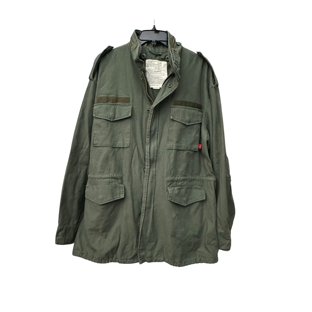 Rothco M-65 Field Jacket Sz XL Green Tactical Military Hooded Uniform #HR-10